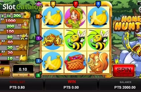 Скрин2. Honey Hunter (Spadegaming) слот