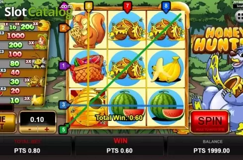 Скрин3. Honey Hunter (Spadegaming) слот