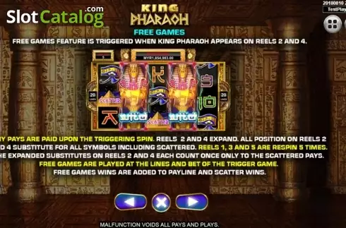 Скрин6. King Pharaoh слот