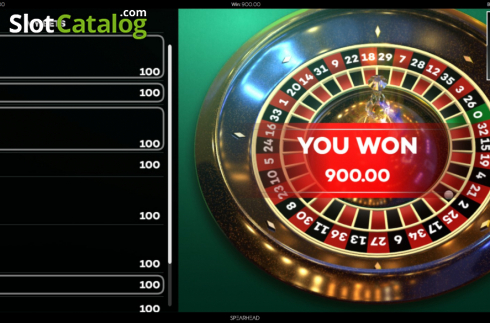 Скрин3. European Roulette (Spearhead Studios) слот