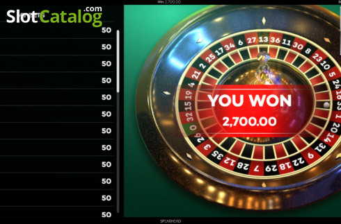 Скрин6. European Roulette (Spearhead Studios) слот