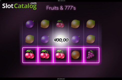 Скрин5. Fruits And Sevens (Spearhead Studios) слот