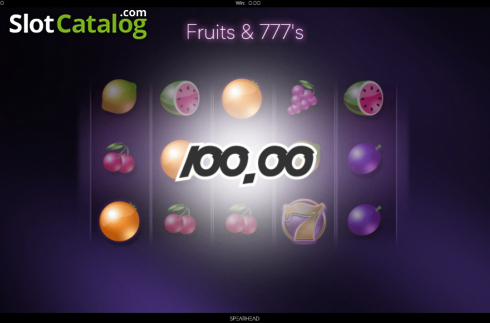 Скрин6. Fruits And Sevens (Spearhead Studios) слот