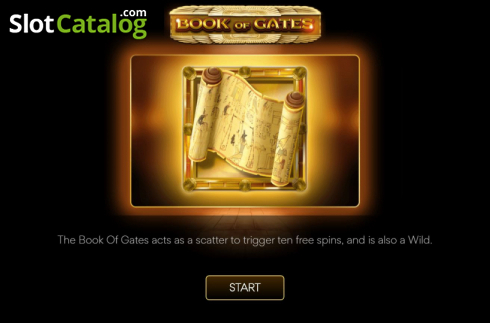 Скрин2. Book of Gates (Spearhead Studios) слот
