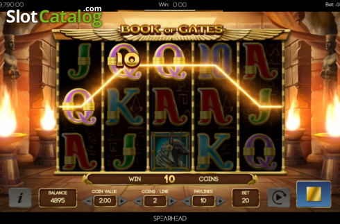 Скрин6. Book of Gates (Spearhead Studios) слот