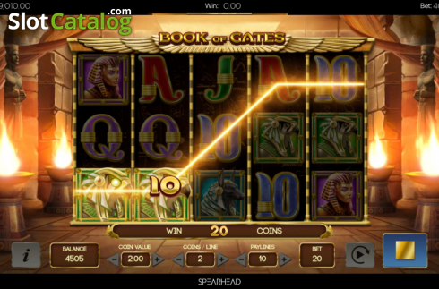 Скрин7. Book of Gates (Spearhead Studios) слот