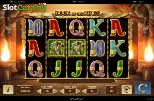 Скрин3. Book of the Kings слот