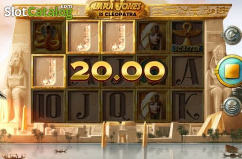 Скрин4. Lara Jones is Cleopatra 2 слот
