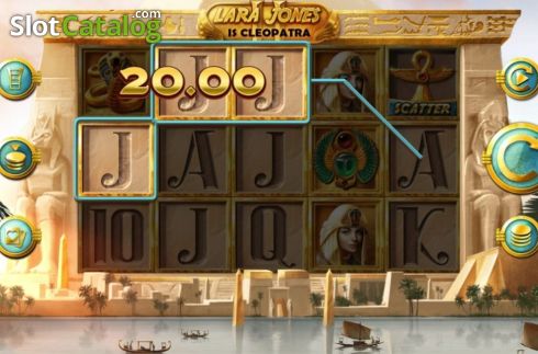 Скрин5. Lara Jones is Cleopatra 2 слот