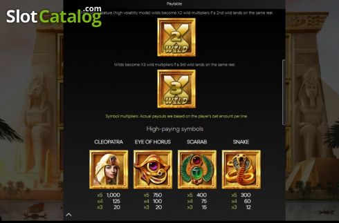 Скрин8. Lara Jones is Cleopatra 2 слот