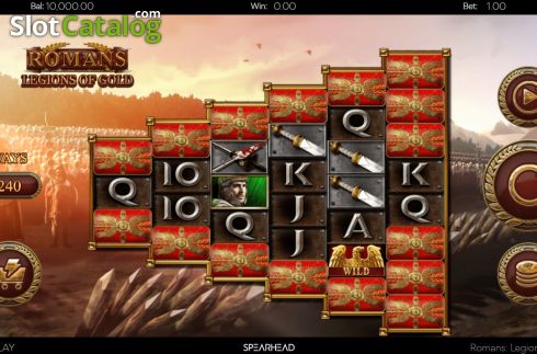 Скрин3. Romans Legions of Gold слот