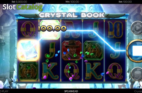 Скрин6. Crystal Book слот