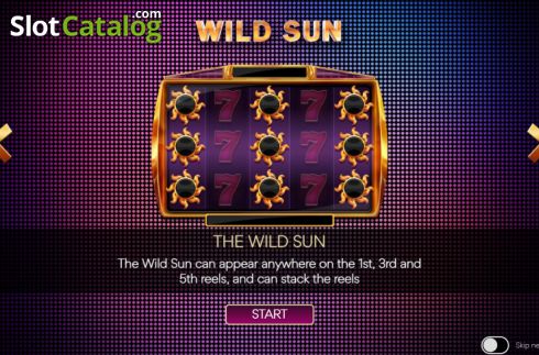 Скрин2. Wild Sun слот