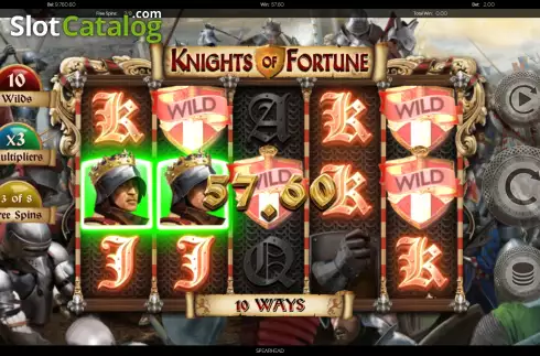 Скрин6. Knights of Fortune слот