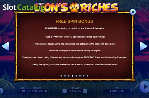 Скрин5. Lion's Riches слот