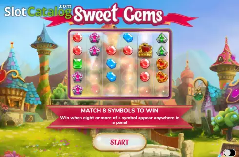 Скрин2. Sweet Gems слот