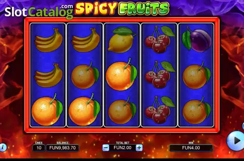 Скрин3. Spicy Fruits слот