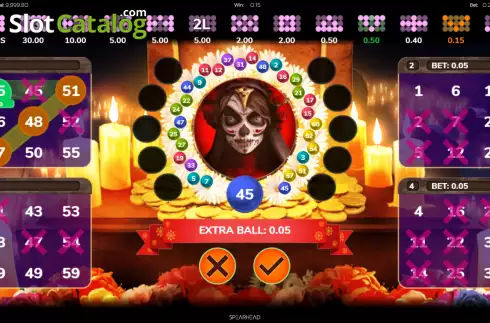 Скрин3. Muertitos Video Bingo слот