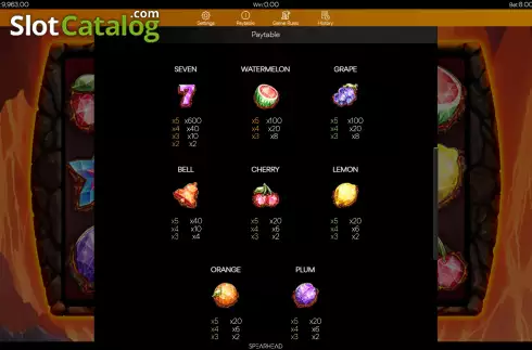 Скрин7. Fruit Hot Bonanza слот