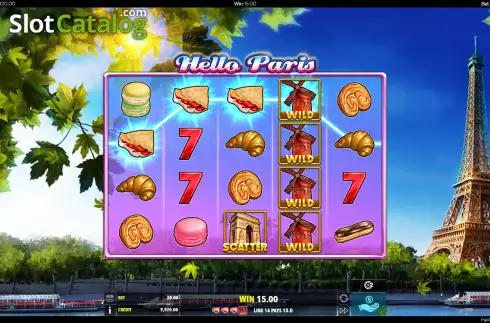 Скрин4. Hello Paris (Spearhead Studios) слот