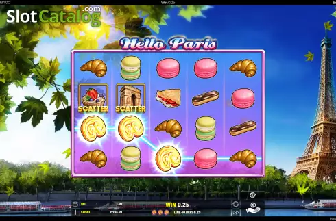 Скрин5. Hello Paris (Spearhead Studios) слот