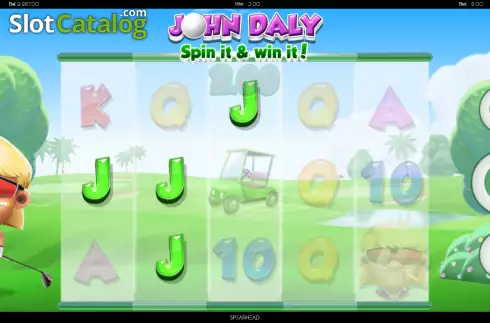 Скрин3. John Daly Spin it and Win it слот