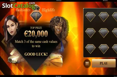 Скрин2. FashionTV Highlife Scratchcard слот