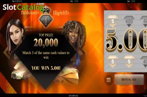 Скрин7. FashionTV Highlife Scratchcard слот