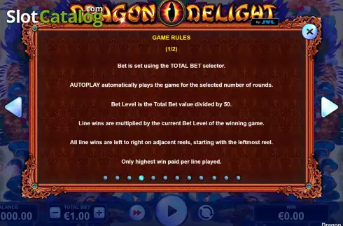 Скрин8. Dragon Delight слот