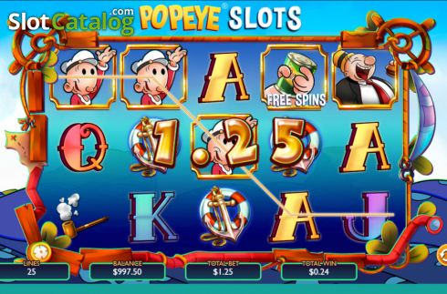 Скрин3. Popeye Slots слот