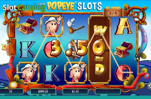 Скрин5. Popeye Slots слот