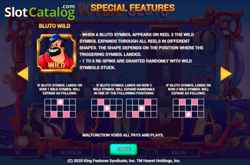 Скрин7. Popeye Slots слот