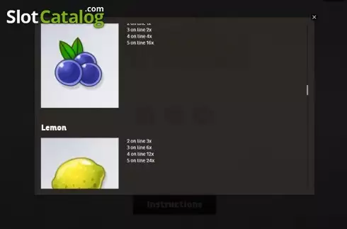 Скрин7. Fruits (Spigo) слот