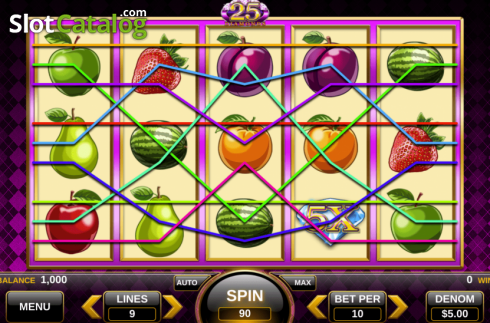 Скрин3. 25 Diamonds слот