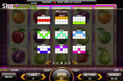 Скрин9. 25 Diamonds слот