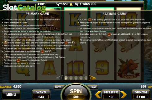 Скрин5. American Gold Rush слот