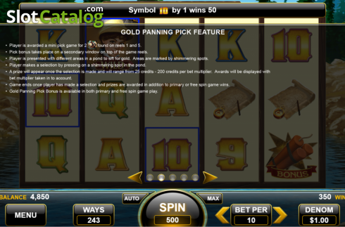 Скрин6. American Gold Rush слот