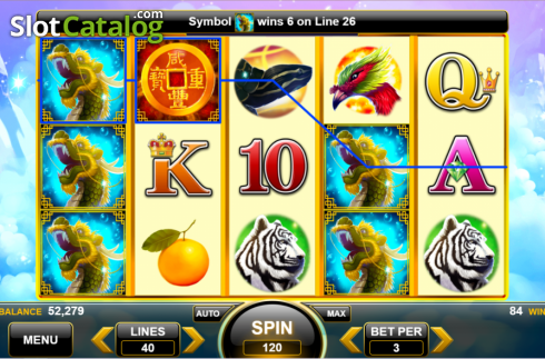 Скрин4. Four Guardians (Spin Games) слот