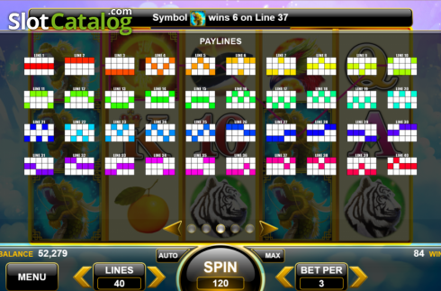Скрин7. Four Guardians (Spin Games) слот
