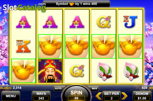 Скрин4. Gods of Fortune слот