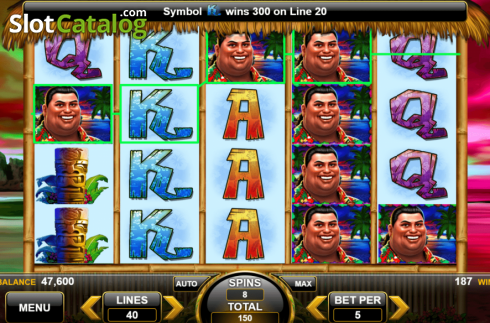 Скрин4. King of the Luau слот