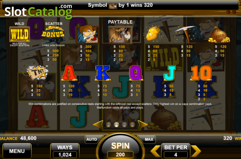 Скрин6. Luck Miner слот