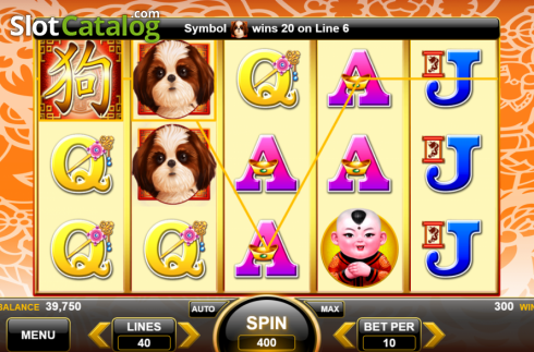 Скрин4. Lucky Shih Tzu слот