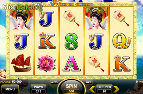 Скрин2. Phoenix Queen (Spin Games) слот