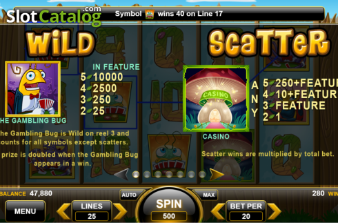 Скрин5. The Gambling Bug слот