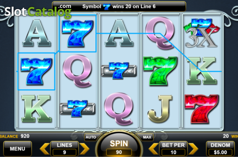 Скрин3. Triple Sapphire Sevens слот