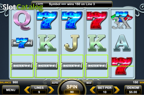 Скрин4. Triple Sapphire Sevens слот