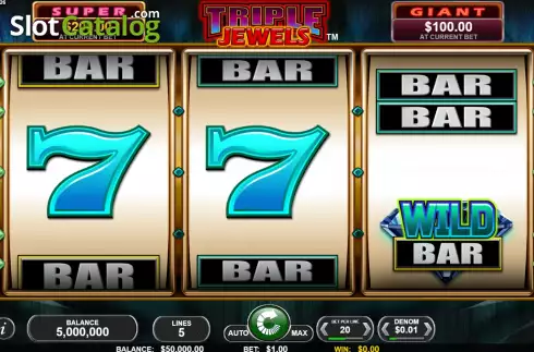 Скрин2. Triple Jewels (Spin Games) слот