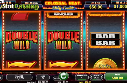 Скрин4. Colossal Heat Sticky Credits слот