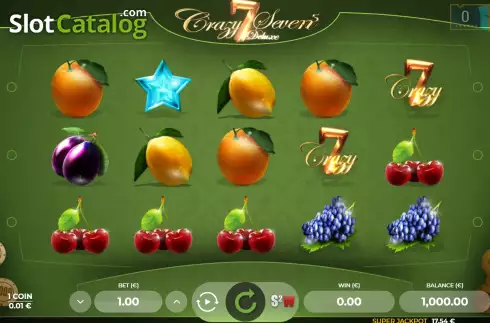 Скрин2. Crazy Seven 5 Deluxe слот